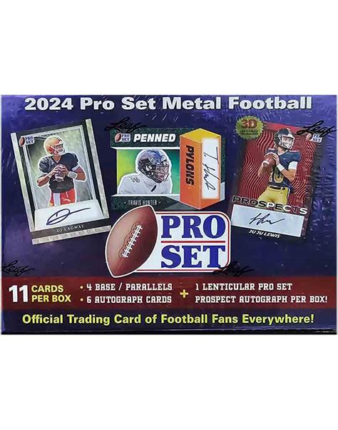 awesome metal box|2024 Leaf Pro Set Metal Football Hobby Box .